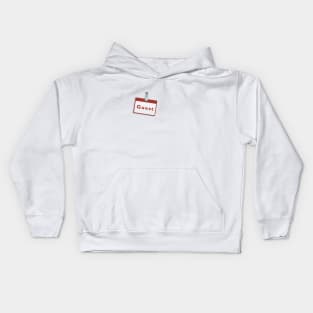 guest tag name Kids Hoodie